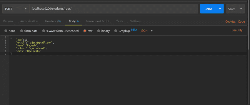 Insert Document without id Elasticsearch