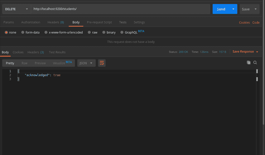 Delete Mapping in Elasticsearch